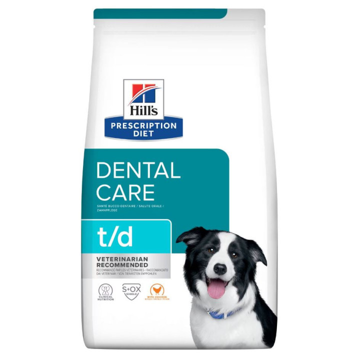 Hill's Prescription Diet t/d Cuidado Dental alimento seco para perros con pollo