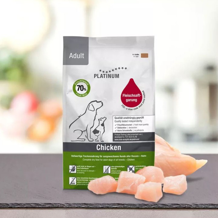 Pienso Platinum Natural Adult Chicken, Pienso para perros - Kompymascotas