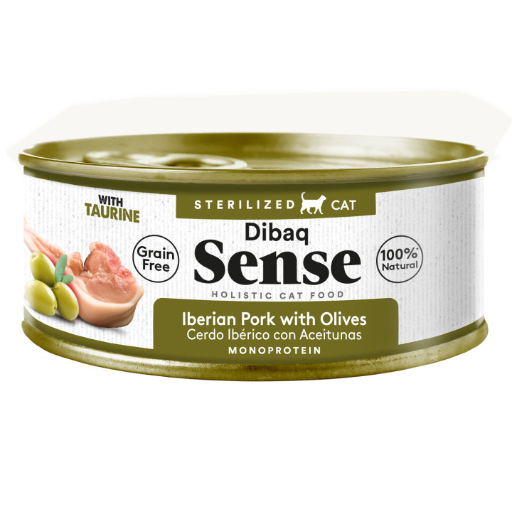 Dibaq Sense Cat Esterilizado Cerdo Ibérico (Lata)
