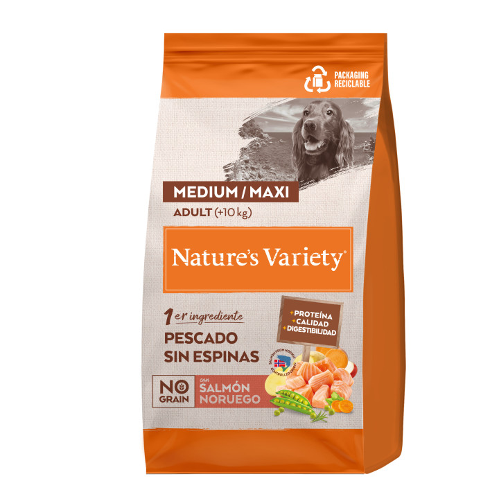 Natures Variety Original Grain Free Salmón - Kompymascotas