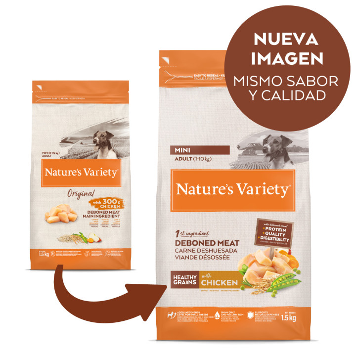 Natures Variety Original Mini Adult Chicken - Kompymascotas