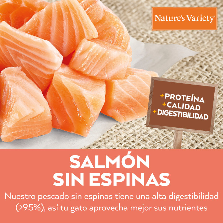 Natures Variety Original Sterilized Salmón - Kompymascotas