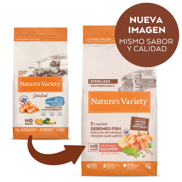 Natures Variety Selected Sterilized Grain Free Salmón - Piensoymasc