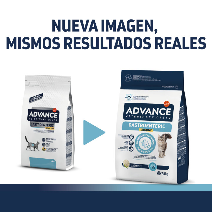 Advance Veterinary Gastroenteric Sensitive Pienso para gatos - Kompymascotas