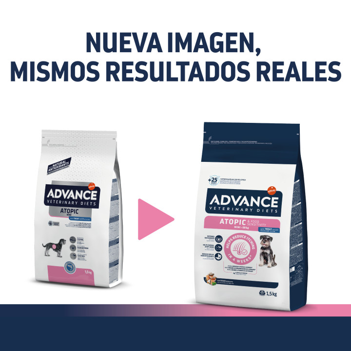 Advance Atopic Mini Pienso para perros - Kompymascotas