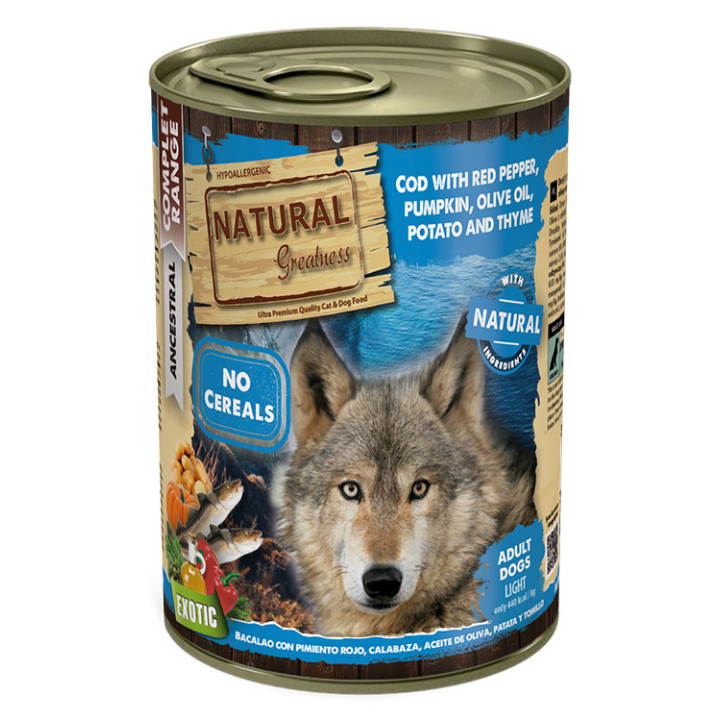 Natural Greatness Bacalao Con Pimiento Rojo Perro (Lata)