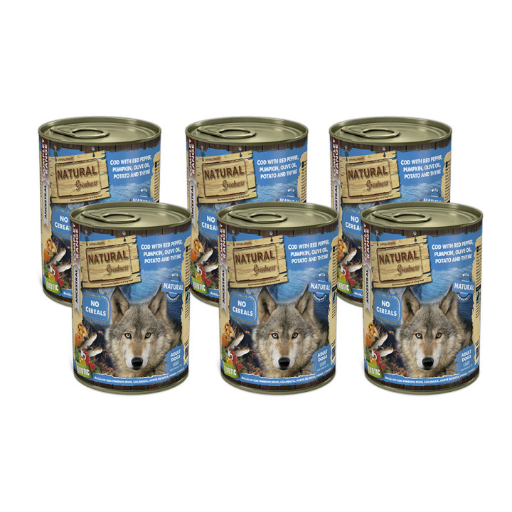 Natural Greatness Bacalao Con Pimiento Rojo Perro (Lata)