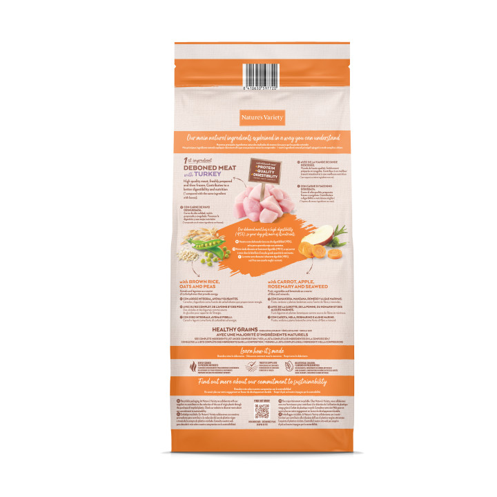 Natures Variety Healthy Grains Medium/Maxi Adult Turkey