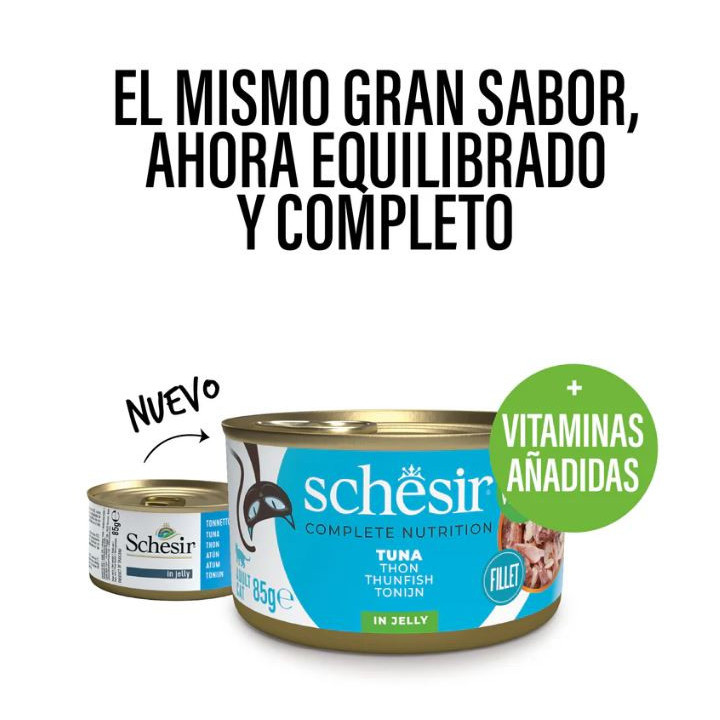 Schesir Atún en Gelatina para Gatos