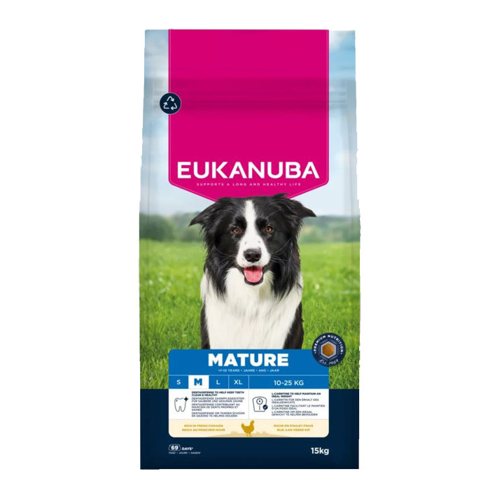 Eukanuba Mature & Senior Medium Breed Pienso para perros - Kompymascotas