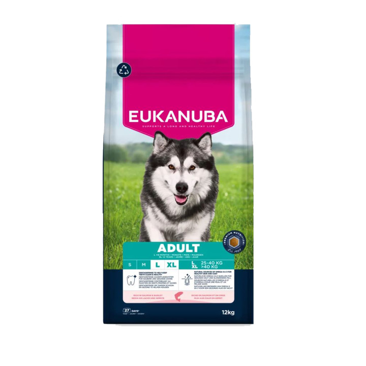 Eukanuba Adult All Breed Salmon & Rice, piensos para perros - Kompymascotas