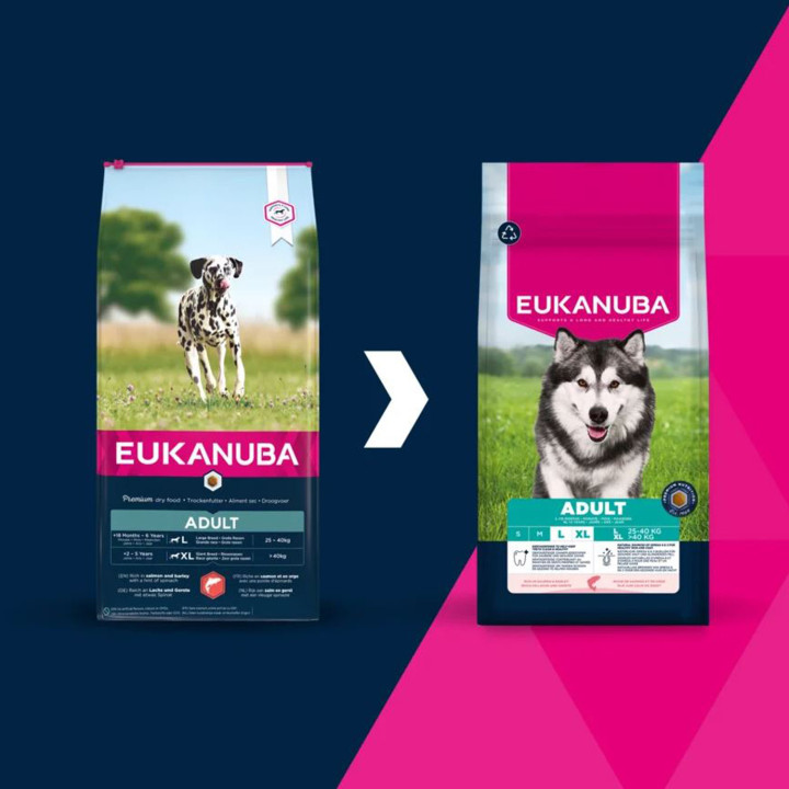 Eukanuba Adult All Breed Salmon & Rice, piensos para perros - Kompymascotas
