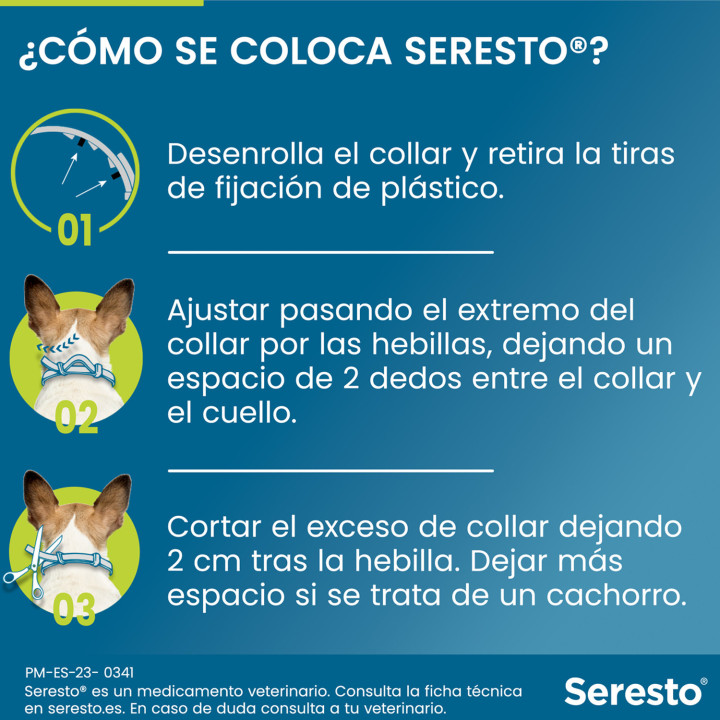 Seresto Collar antiparasitario para perros - Kompymascotas