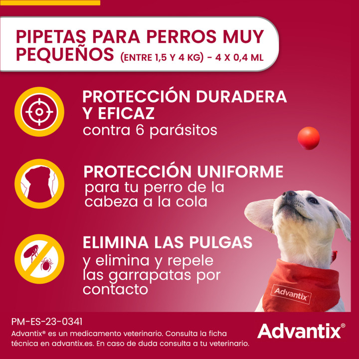 Advantix Monodosis Pipeta Antiparasitaria