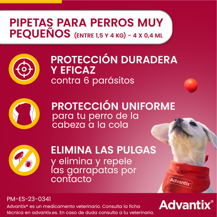 Advantix Monodosis Pipeta Antiparasitaria