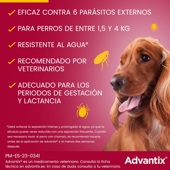 Advantix Monodosis Pipeta Antiparasitaria