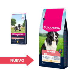 Nuevo Eukanuba Senior Medium Breed Pienso para perros - Kompymascotas