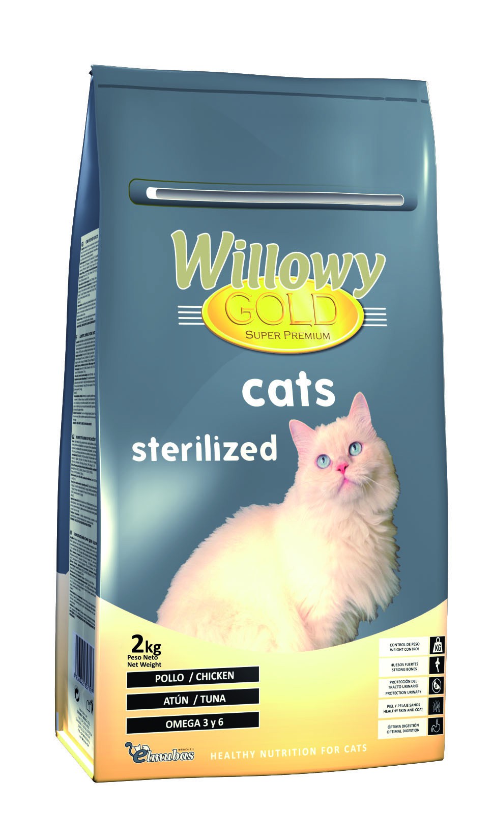 Willowy gold gato