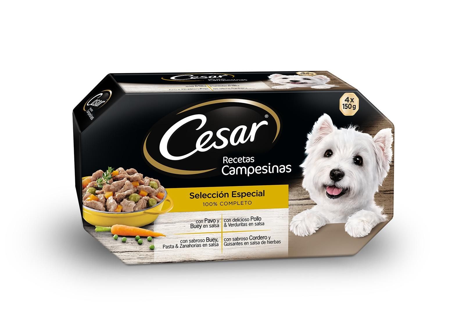 Comida humeda perros cesar