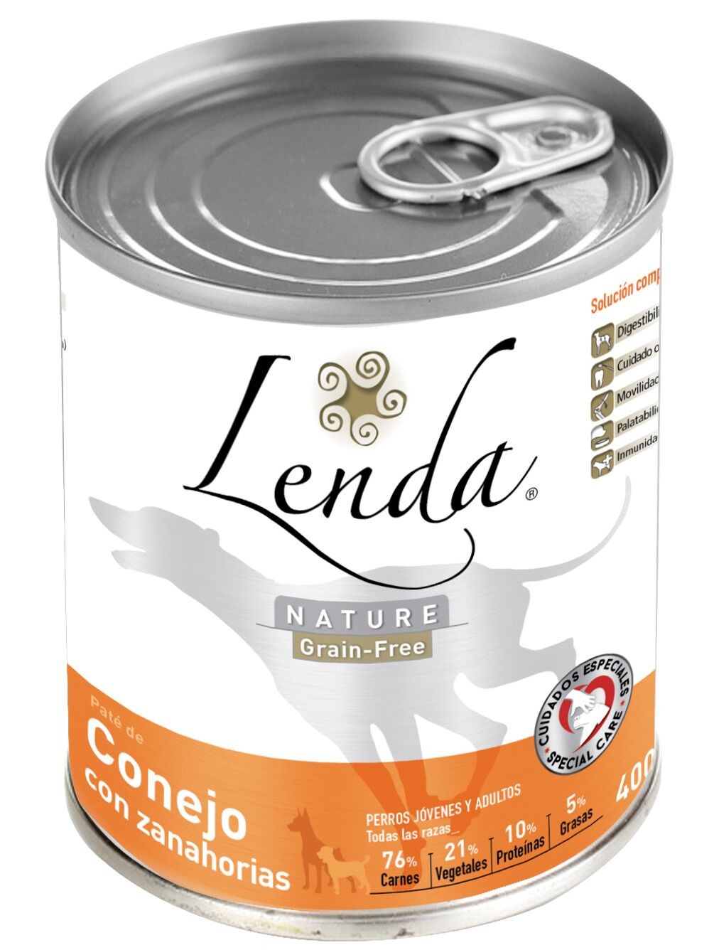 Lenda nature comida húmeda perro