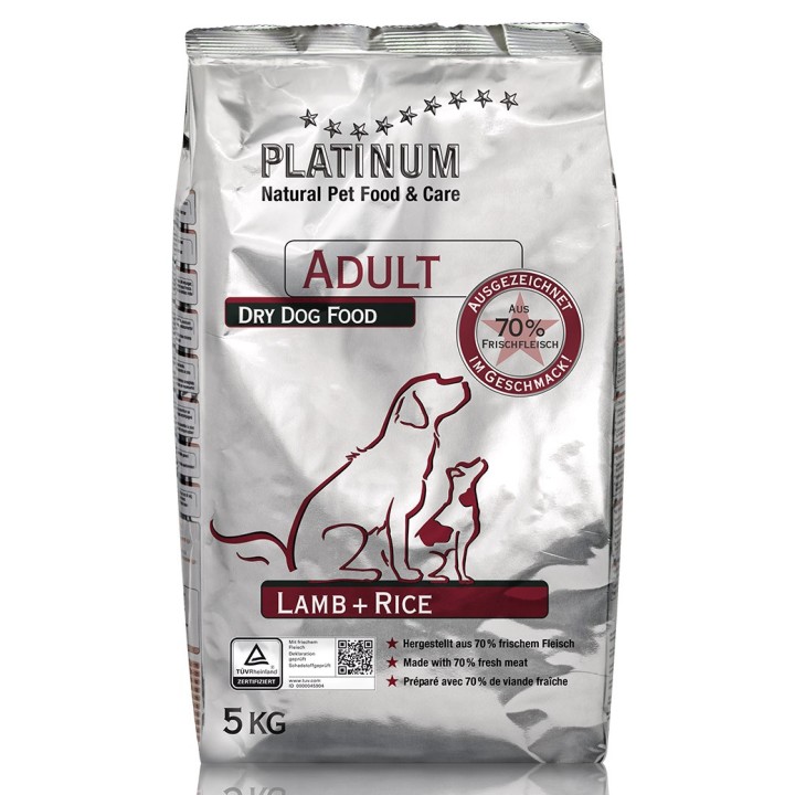 Platinum Natural Cordero y Arroz, pienso para perros naturales