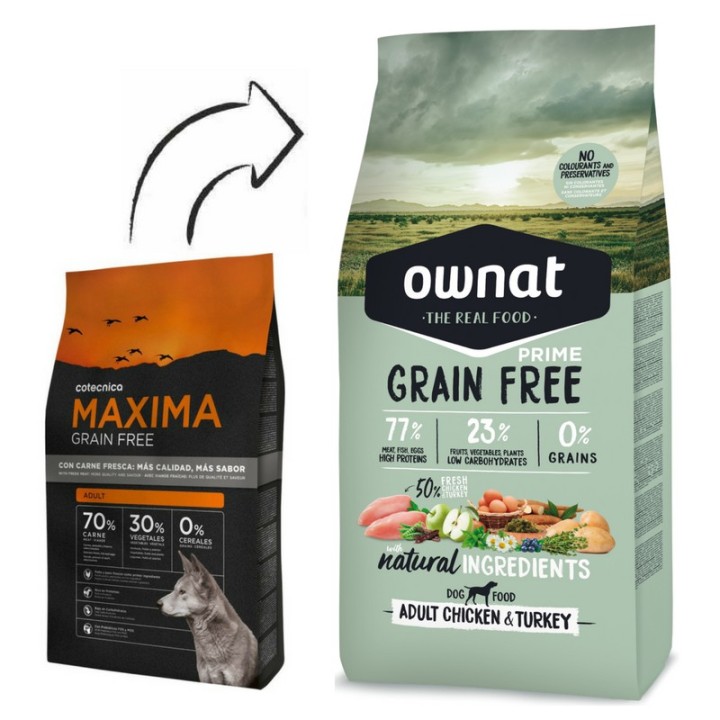 Ownat Grain Free Adult, los mejores pienso en nuestra tienda online