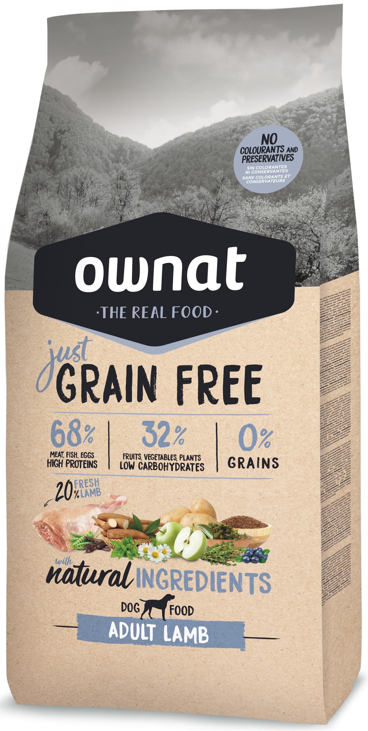 Ownat just grain free perro