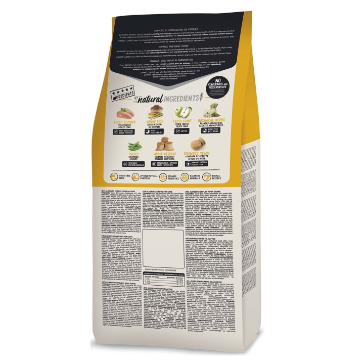 Ownat Classic Daily Care Cat, Pienso para gatos - Kompymascotas