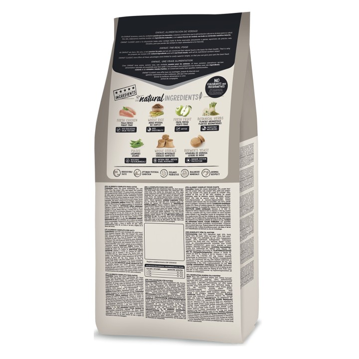 Ownat Classic Light Cat, Pienso para gatos - Kompymascotas