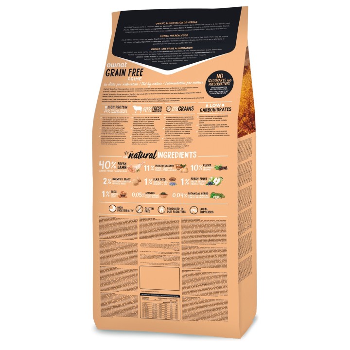 Ownat Grain Free Prime Junior Lamb Dog
