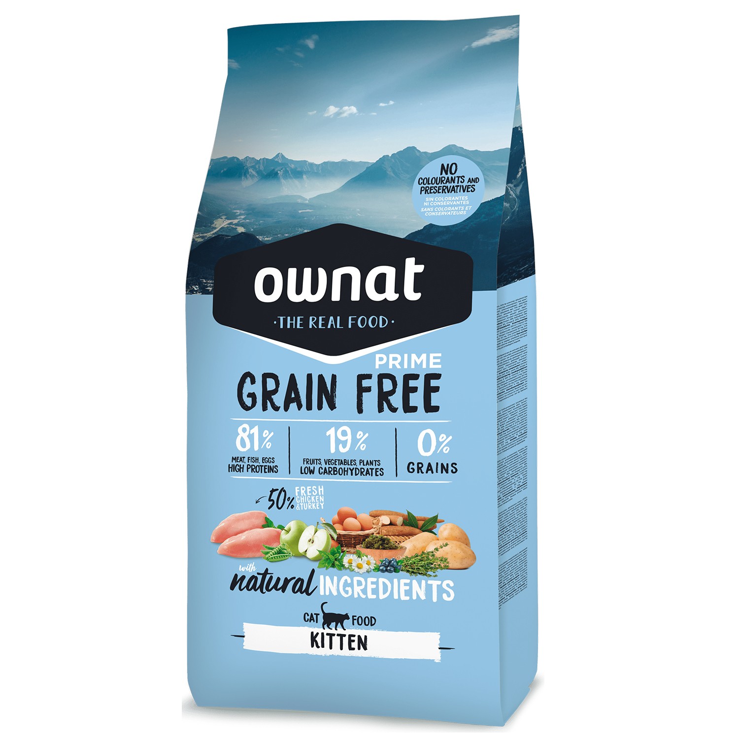 Ownat prime grain free gato