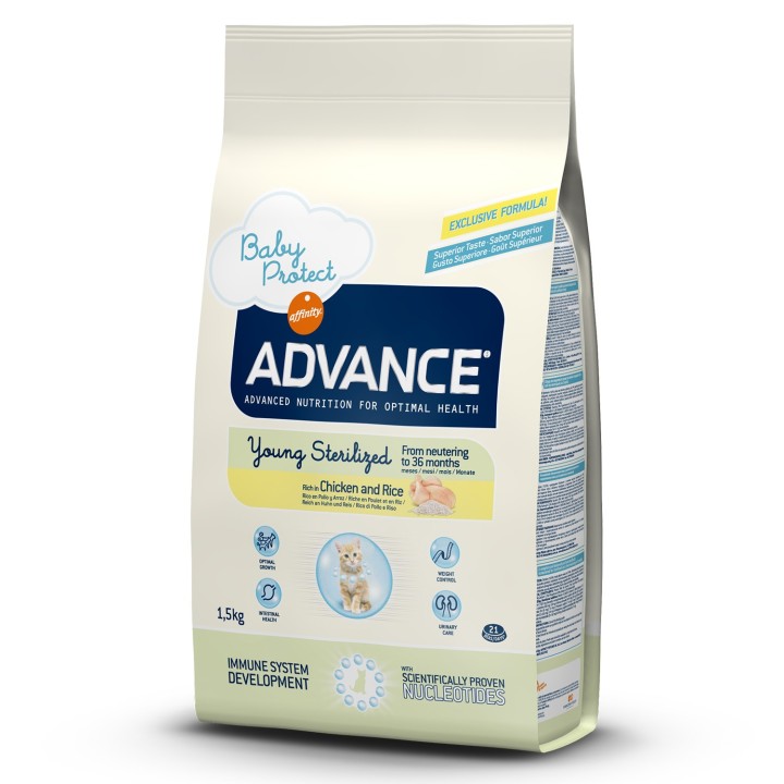 Advance Junior Sterilized, pienso para gatos esterilizados