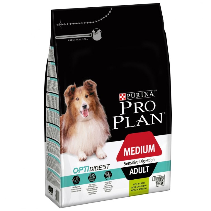 Pienso Purina Pro Plan Medium Adult Sensitive Digestion para la digestión de tu perro